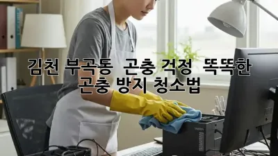 김천 부곡동 🏡 곤충 걱정 🚫? 똑똑한 곤충 방지 청소법 ✨